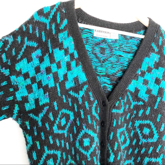 Fabrizio by Weathervane Vintage 80s Cardigan Large - Picture 11 of 11